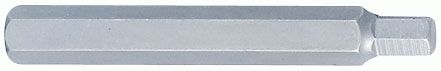 Вставка (бита) торцевая 10 мм, Hex, 10 мм, L = 80мм KING TONY 168010H