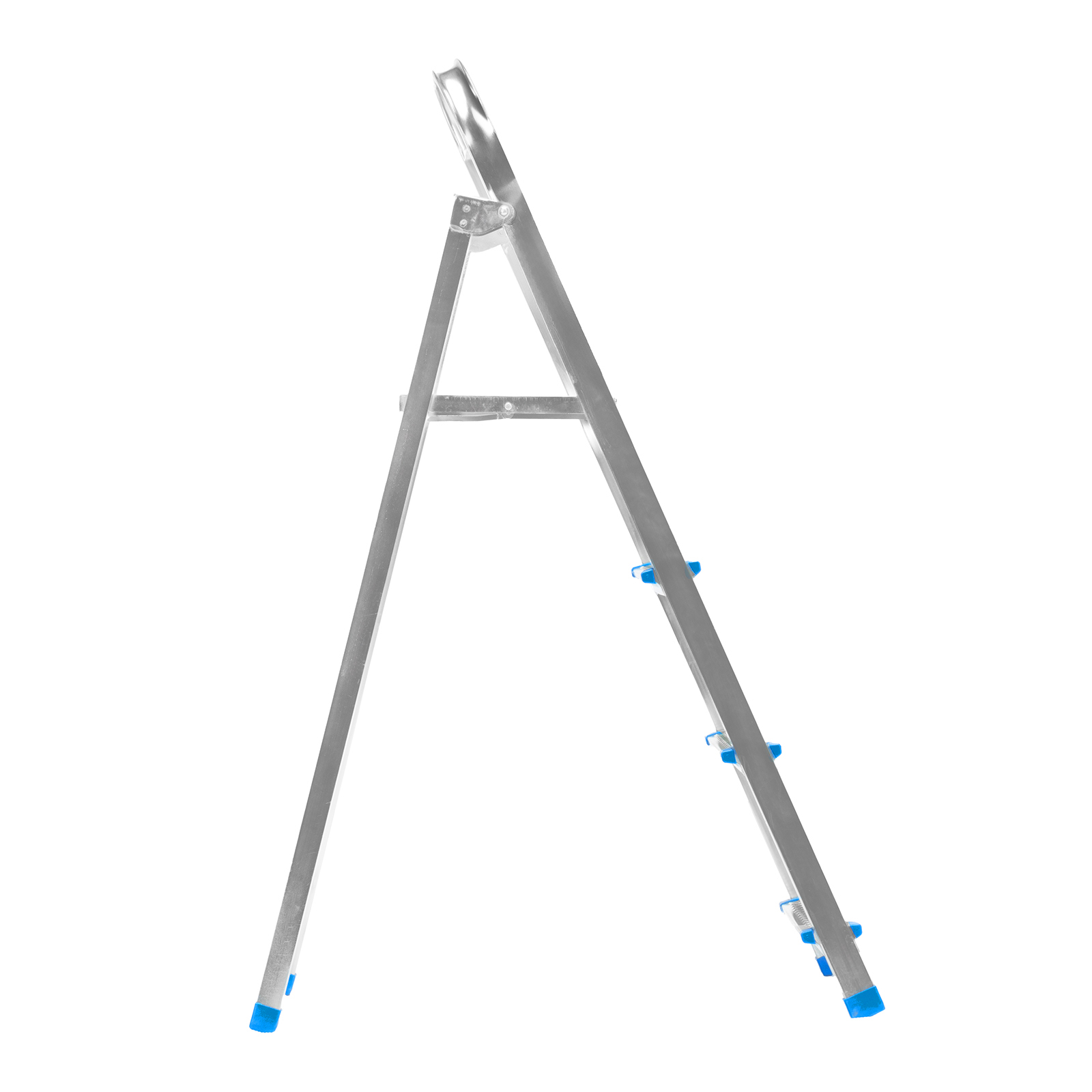 Стремянка, 4 ступени, стальная, оцинкованная Сибртех