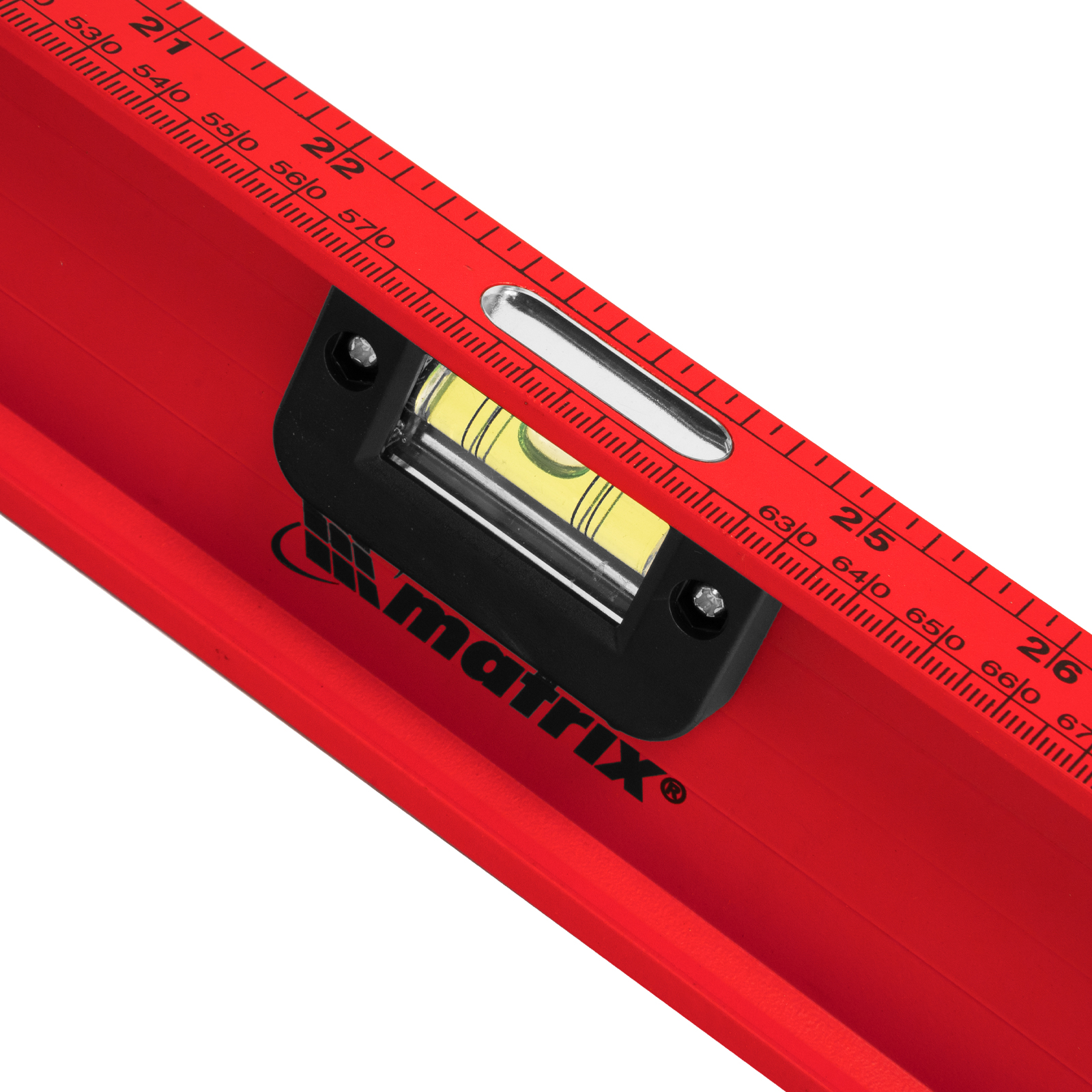 Уровень алюминиевый "Рельс", 1200 мм, 3 глазка, усиленный Matrix