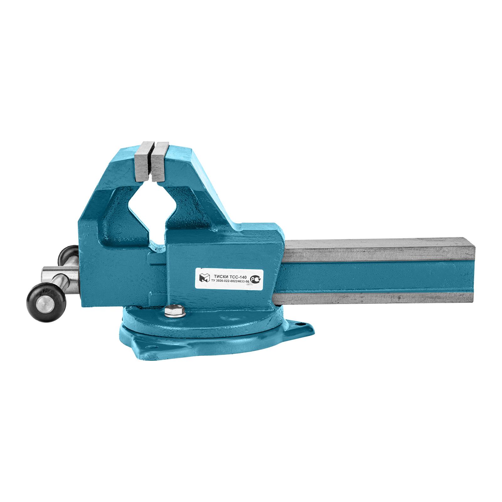 Тиски слесарные, 140 мм, поворотные (Глазов)