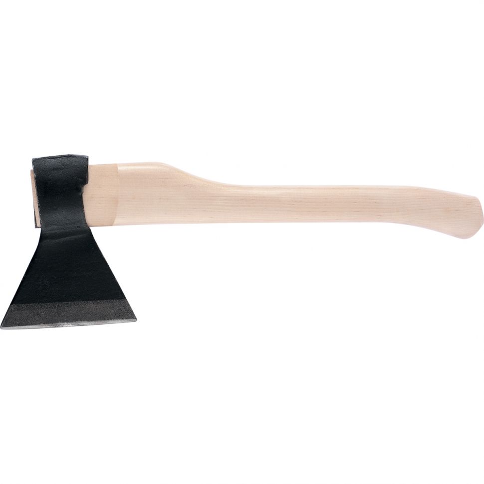 Топор кованый, в сборе, 1100/1500 г, деревянное топорище, 500 мм, Б,