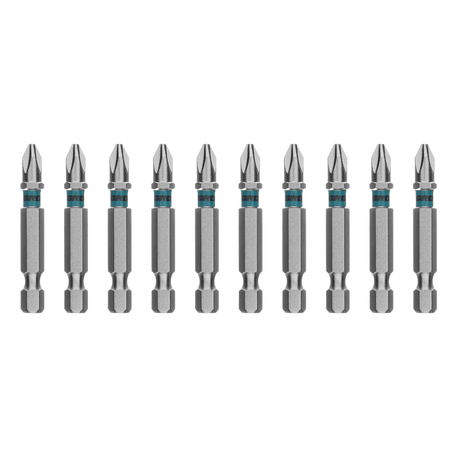 Бита PH2х50мм, сталь S2, шестигр., отрывн., 10 шт. Gross