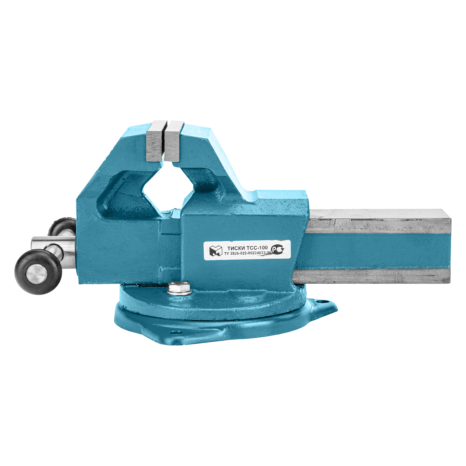 Тиски слесарные, 100 мм, поворотные (Глазов)