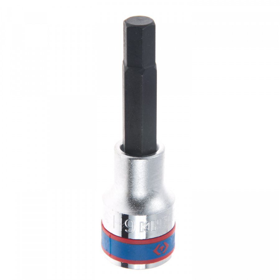 Насадка (бита) торцевая 1/2", Hex, 9 мм, L = 80 мм KING TONY 403509