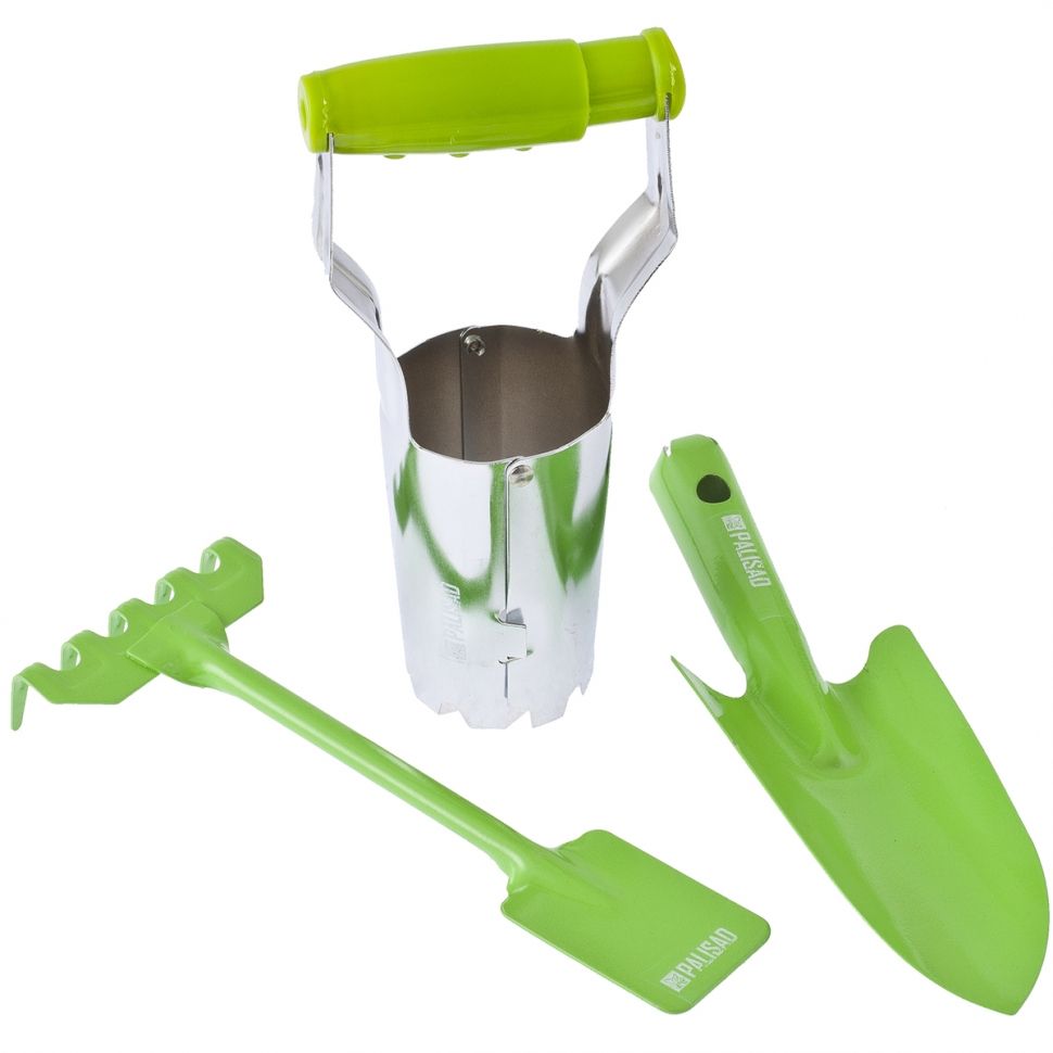 Набор садового инструмента, цельнометаллический, 3 предмета, Fresh Line, Palisad