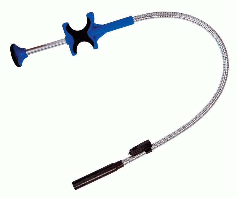 Захват на гибком стержне, магнитный, подсветка, 640 мм KING TONY 2129-24