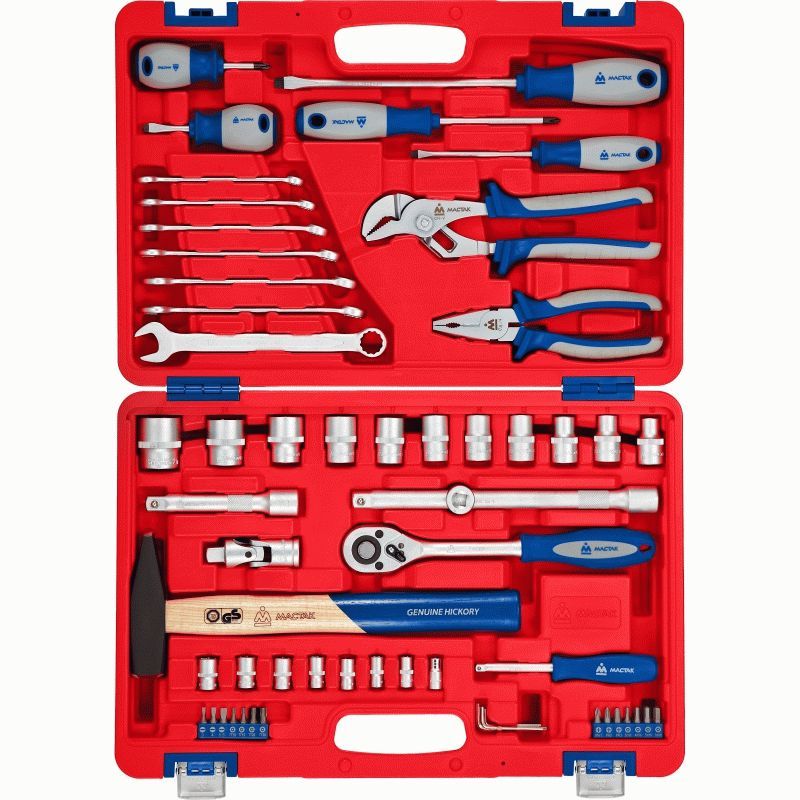 Набор инструментов универсальный, 58 предметов МАСТАК 01-058C