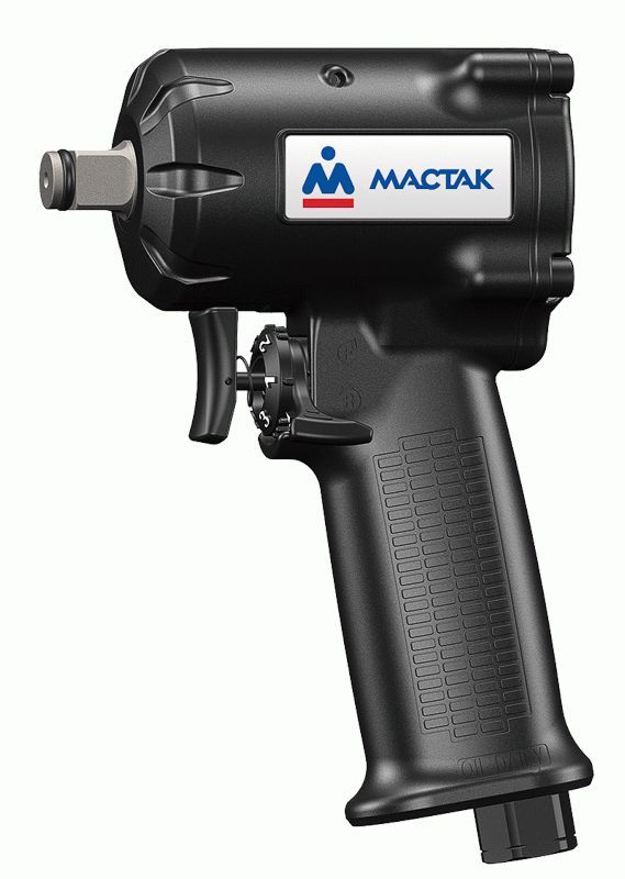 Гайковерт пневматический ударный 1/2'', 678 Нм, укороченный МАСТАК 604-20678