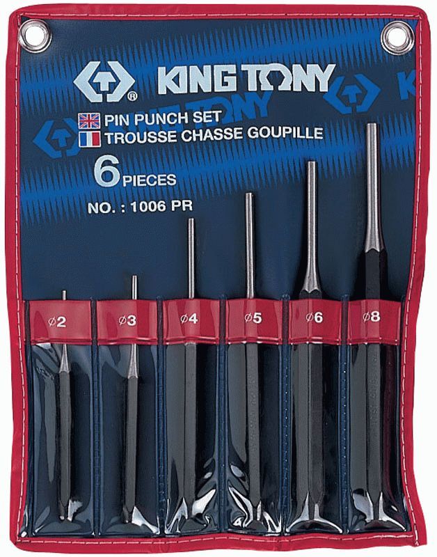 Набор выколоток, 6 предметов KING TONY 1006PR