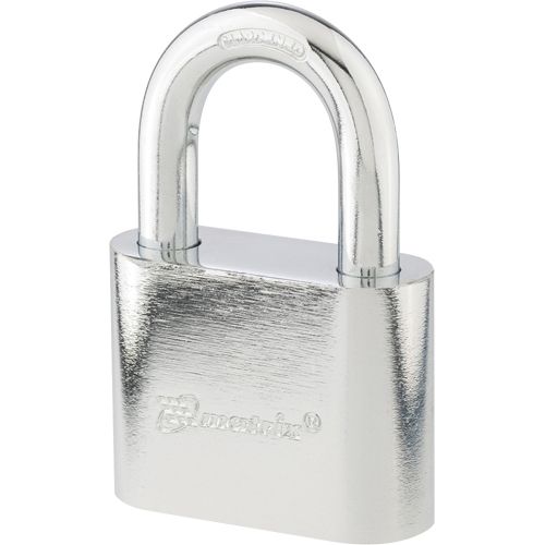 Замок навесной, хромированное покрытие 50 мм Matrix