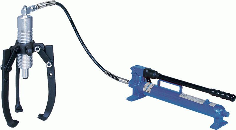 Съемник подшипников гидравлический, 12 т, до 375 мм, 3 предмета МАСТАК 104-19312