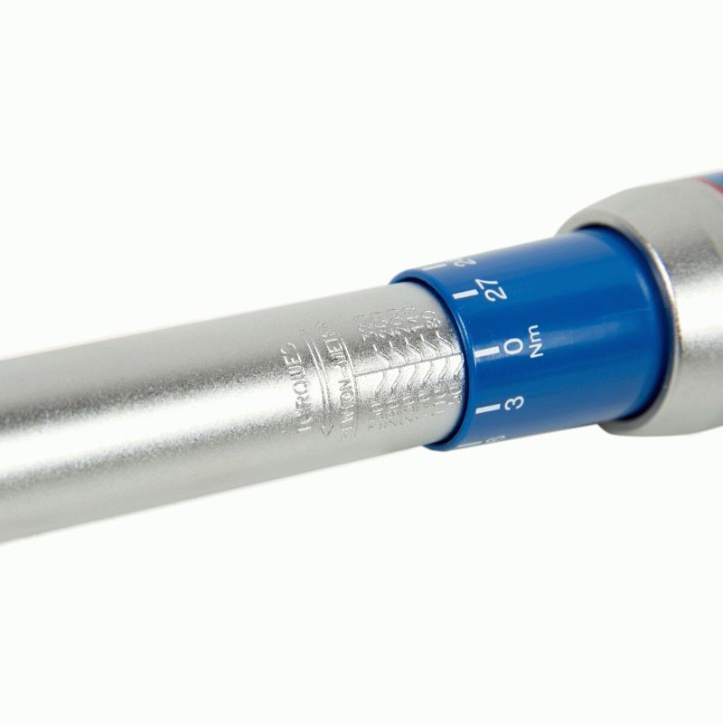 Динамометрический ключ серии "LIGHT", 1/2", 70-340 Нм, для левой и правой резьбы, футляр KING TONY 34464-2FG