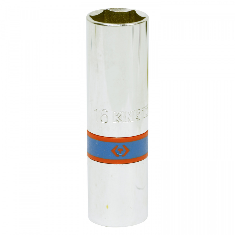 Головка свечная шестигранная 1/2", 16 мм, магнитный фиксатор KING TONY 466516