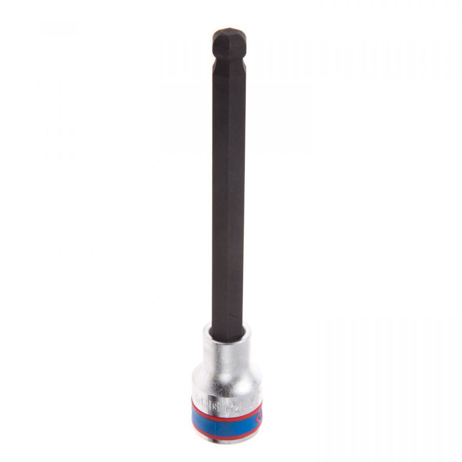 Насадка (бита) торцевая 1/2", Hex, 10 мм, L = 140 мм, с шаровым окончанием KING TONY 40D010