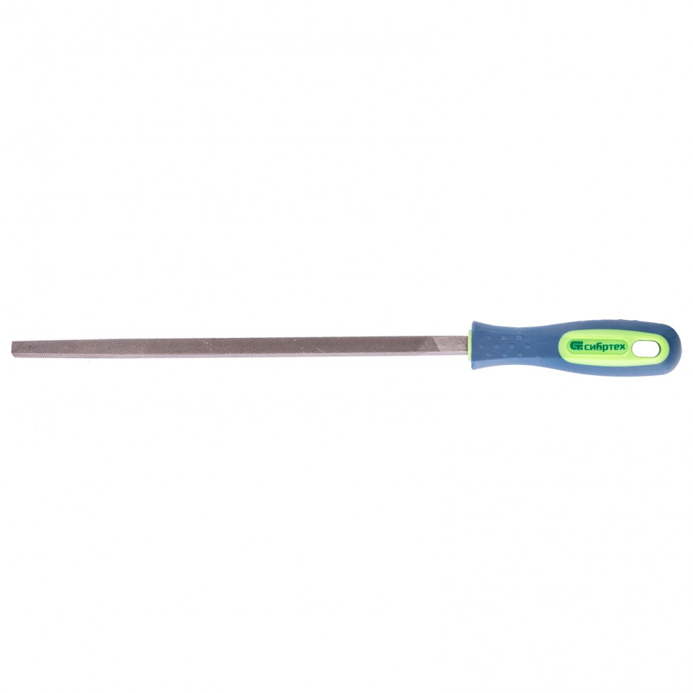 Напильник, 250 мм, квадратный, двухкомпонентная рукоятка, №2 Сибртех