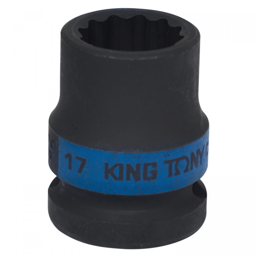 Головка торцевая ударная двенадцатигранная 1/2", 17 мм KING TONY 453017M