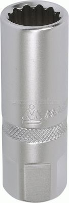 Головка свечная двенадцатигранная 1/2", 16 мм МАСТАК 002-42016