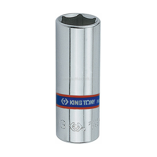 Головка торцевая глубокая шестигранная 1/4", 11 мм KING TONY 223511M
