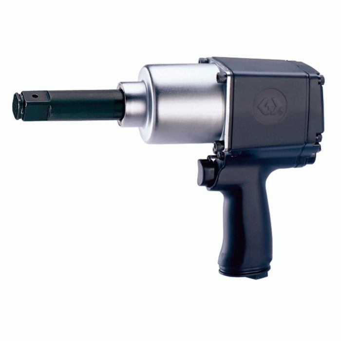 Гайковерт пневматический ударный 3/4", 1085 Нм, удлиненный, в комплекте 3 торцевые головки KING TONY P33622-075B