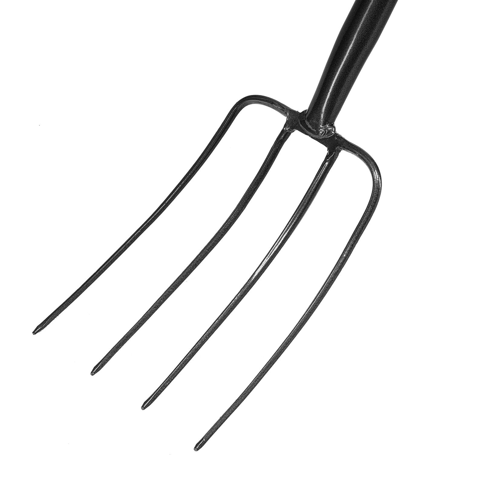 Вилы 4-рогие, сенные, кованые, 210х340х1260 мм, деревянный лакированный черенок Palisad