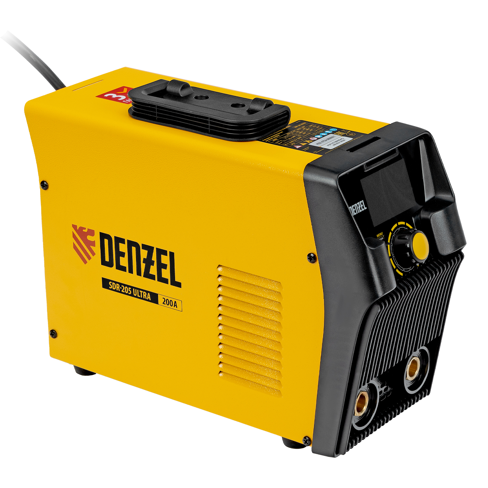 Аппарат инвертор. дуговой сварки SDR-205 Ultra, 200 А, ПВ 60% Denzel