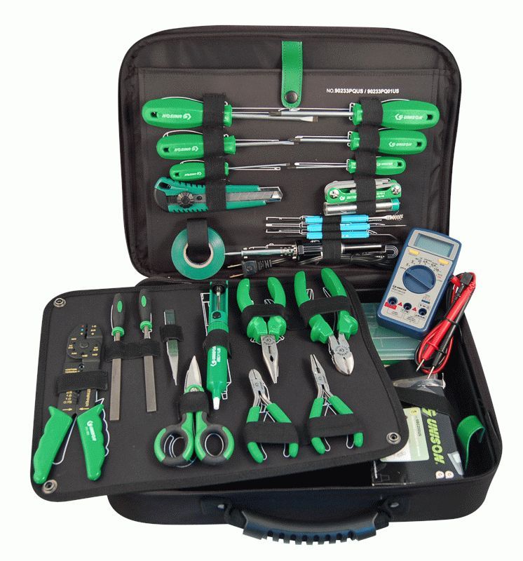Набор инструментов электрика, 33 предмета UNISON 90233PQ01US