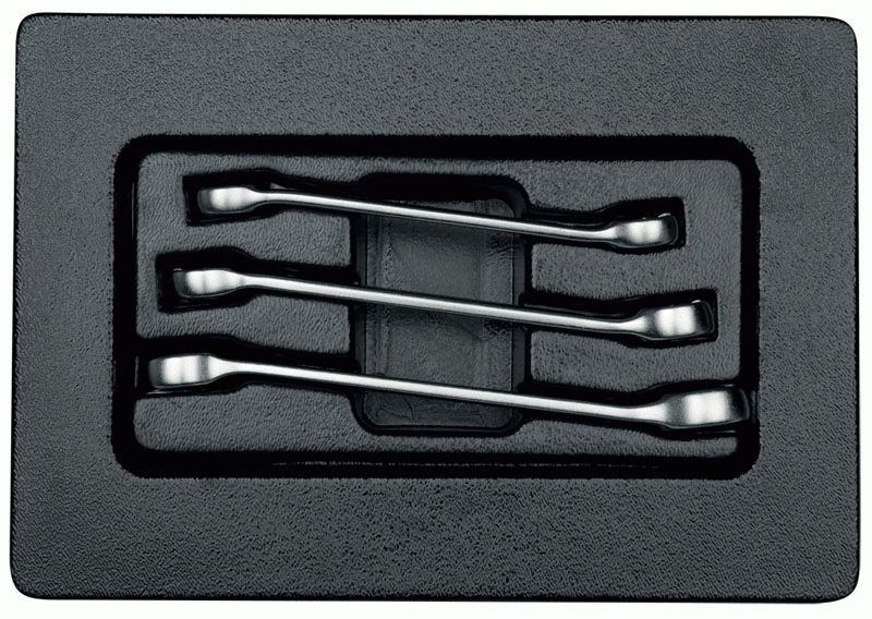 Набор разрезных ключей, ложемент, 3 предмета KING TONY 9-1303MR