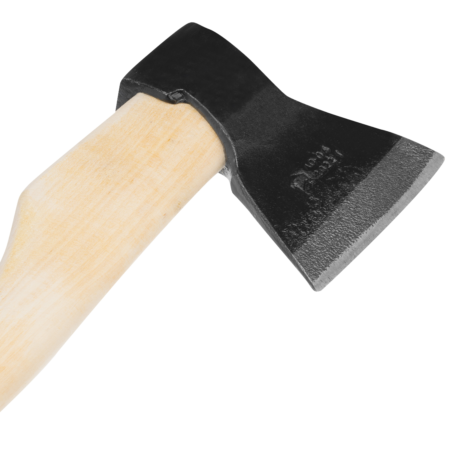 Топор кованый, в сборе, 680/980 г, деревянное топорище, 400 мм, А