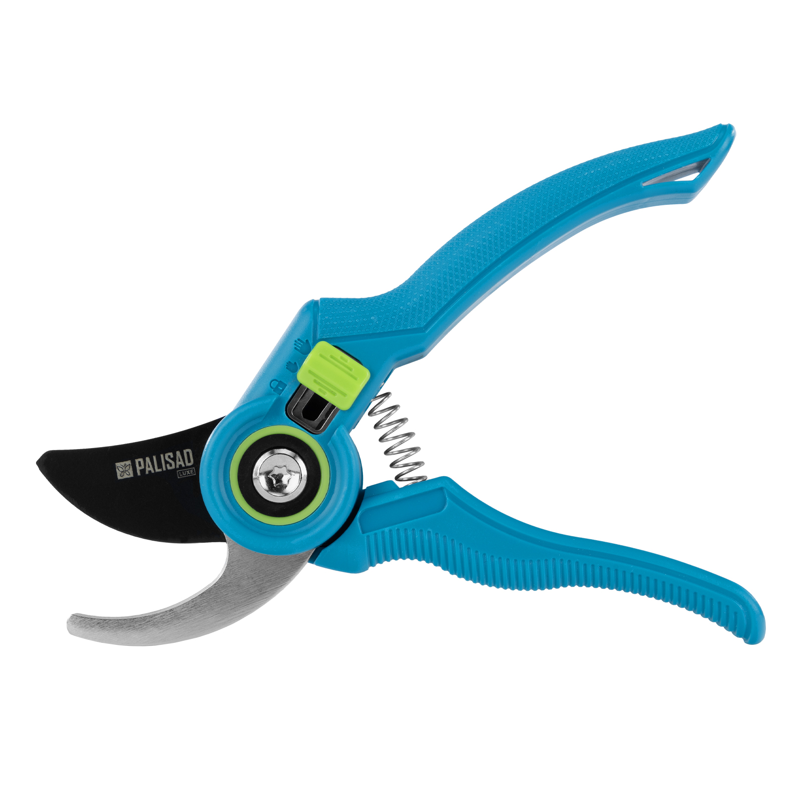 Секатор прямого реза, 210 мм, регулировка захвата, пластиковые рукоятки, LUXE Palisad