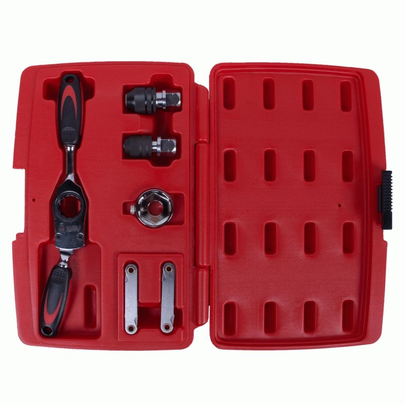 Набор инструментов для нарезания резьбы, кейс, 6 предметов МАСТАК 351-00006C