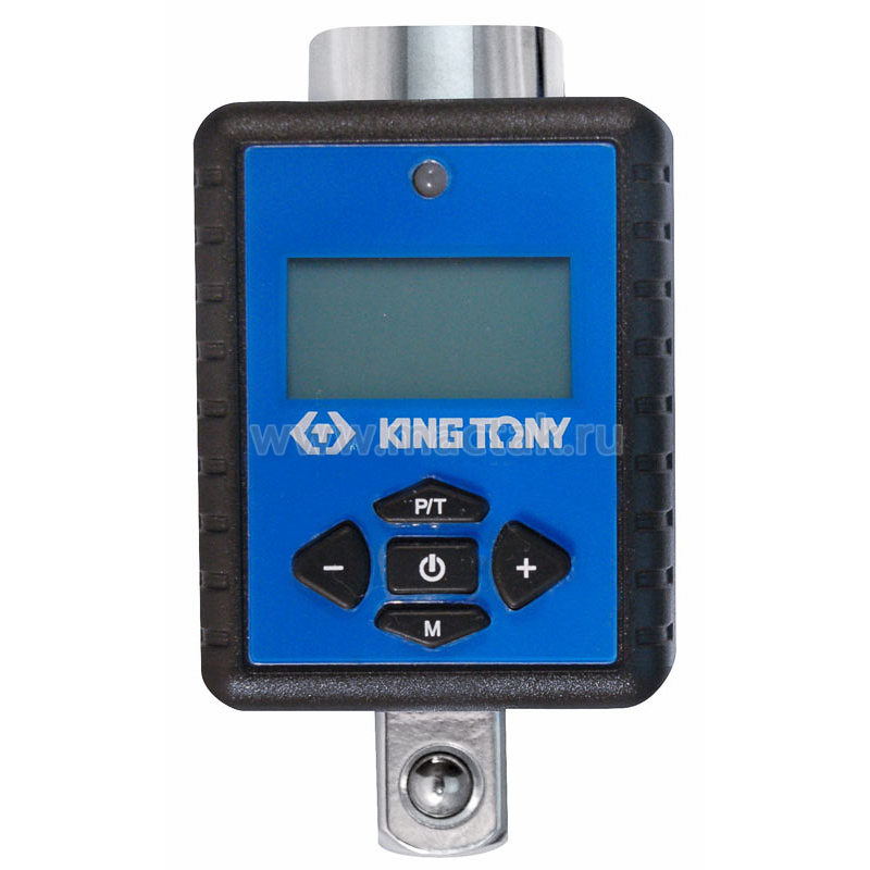 Динамометрический адаптер серии "DIGITAL", 1/2", 40-200 Нм, для левой и правой резьбы, кейс KING TONY 34407-1A