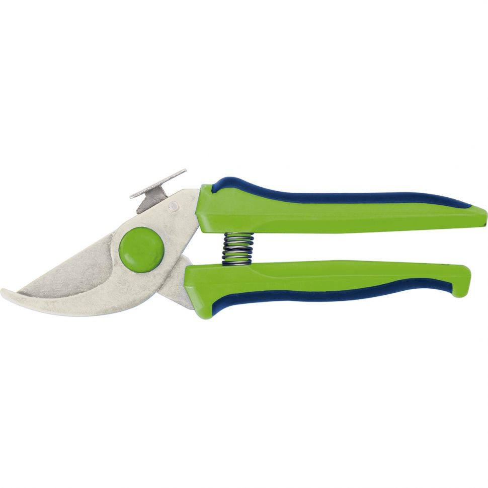 Секатор прямого реза, 190 мм, пластиковые рукоятки, Горизонт, Россия, Сибртех