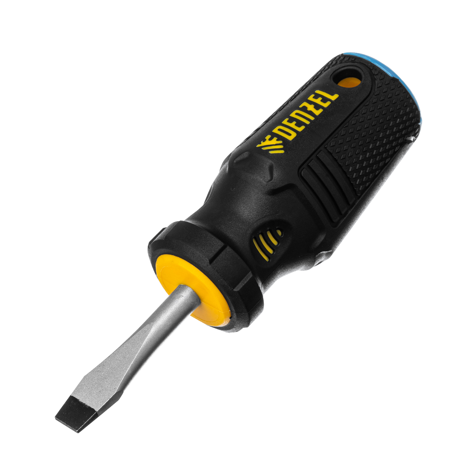Отвертка, SL6x38 мм, S2, 3к рукоятка Denzel