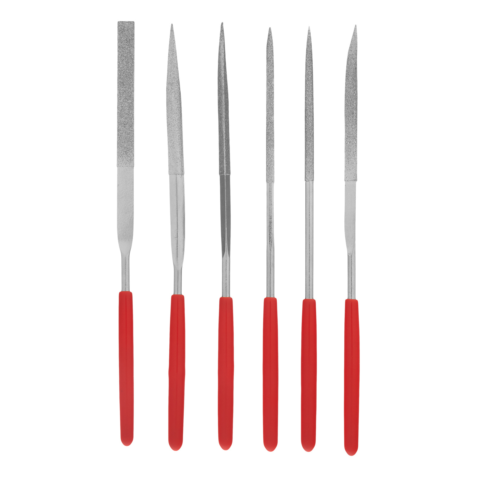 Набор надфилей алмазных, 140 х 50 х 3 мм, 6 шт Matrix