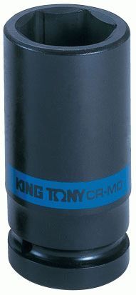Головка торцевая ударная глубокая шестигранная 1", 55 мм KING TONY 843555M