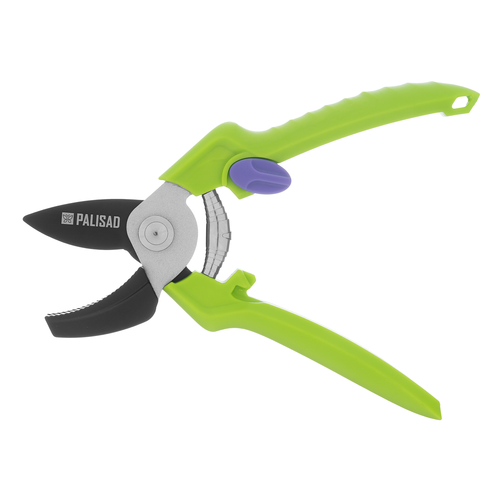 Секатор с наковальней, 190 мм, пластиковые рукоятки Palisad