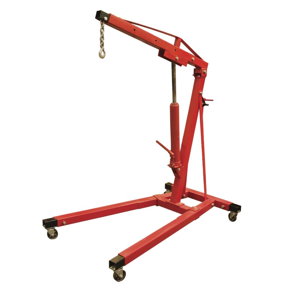 Кран гидравлический, 1 т, H подъема 25-2060 мм, складной (комплект из 2 частей) Matrix