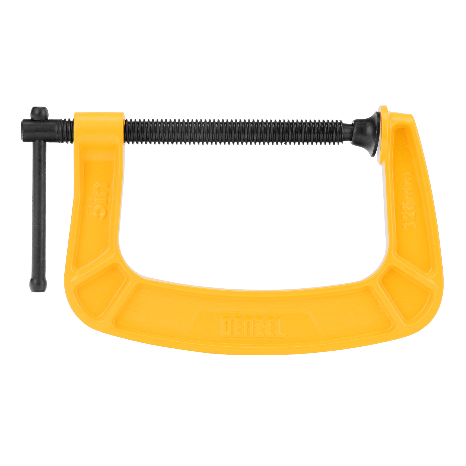 Струбцина G-образная, усиленная, 125 мм Denzel