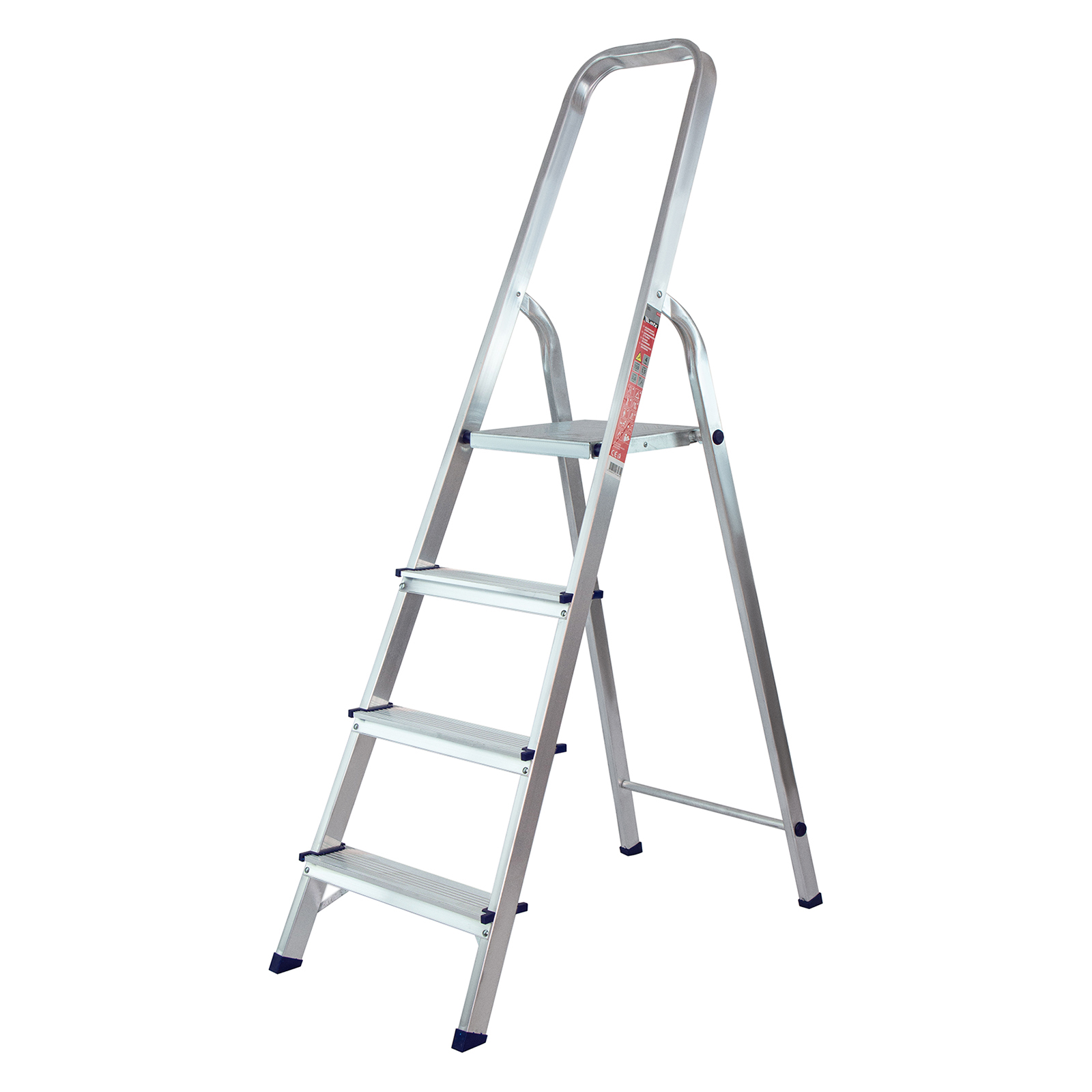 Стремянка усиленная, 4 ступени, алюминиевая, MTX