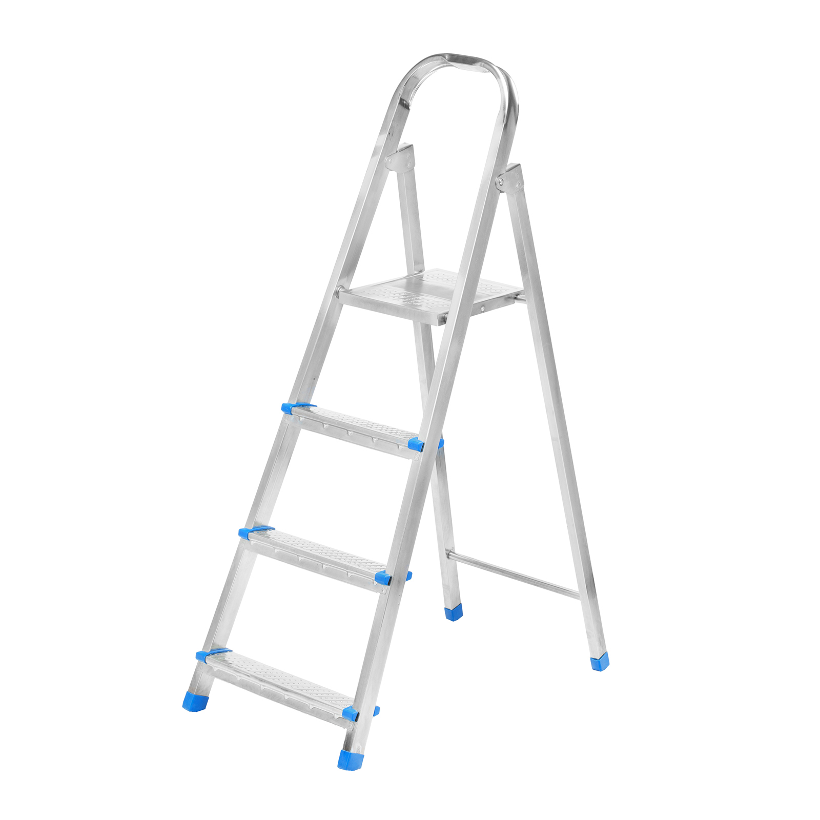 Стремянка, 4 ступени, стальная, оцинкованная Сибртех