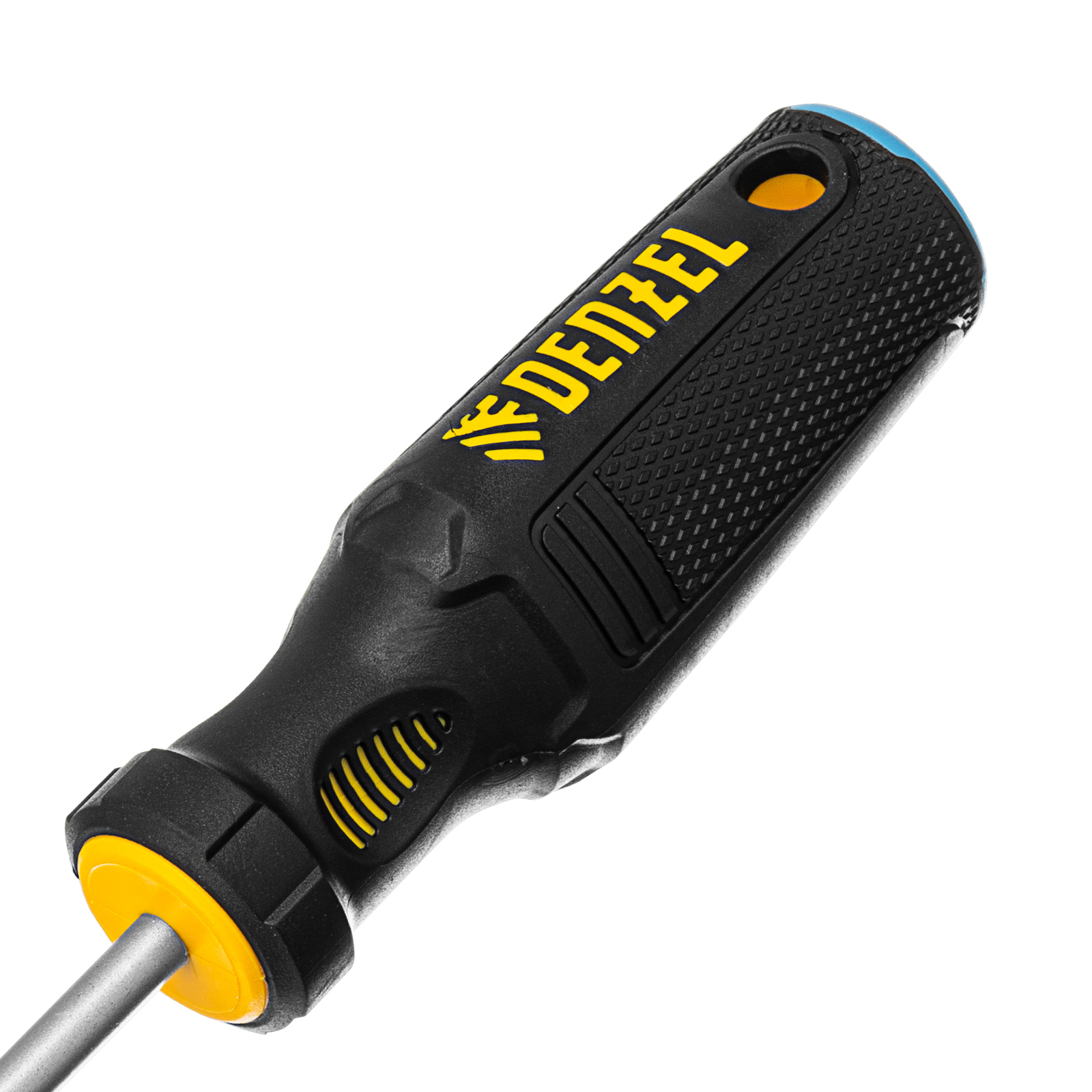 Отвертка, SL6x100 мм, S2, 3к рукоятка Denzel
