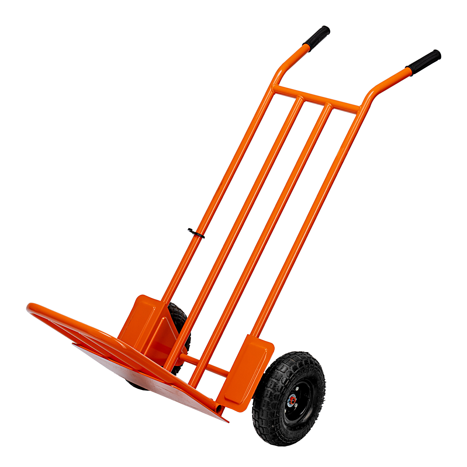 Тележка ручная 2-х колесная, усиленная, г/п 250кг, откидная платформа 530х400мм Сибртех