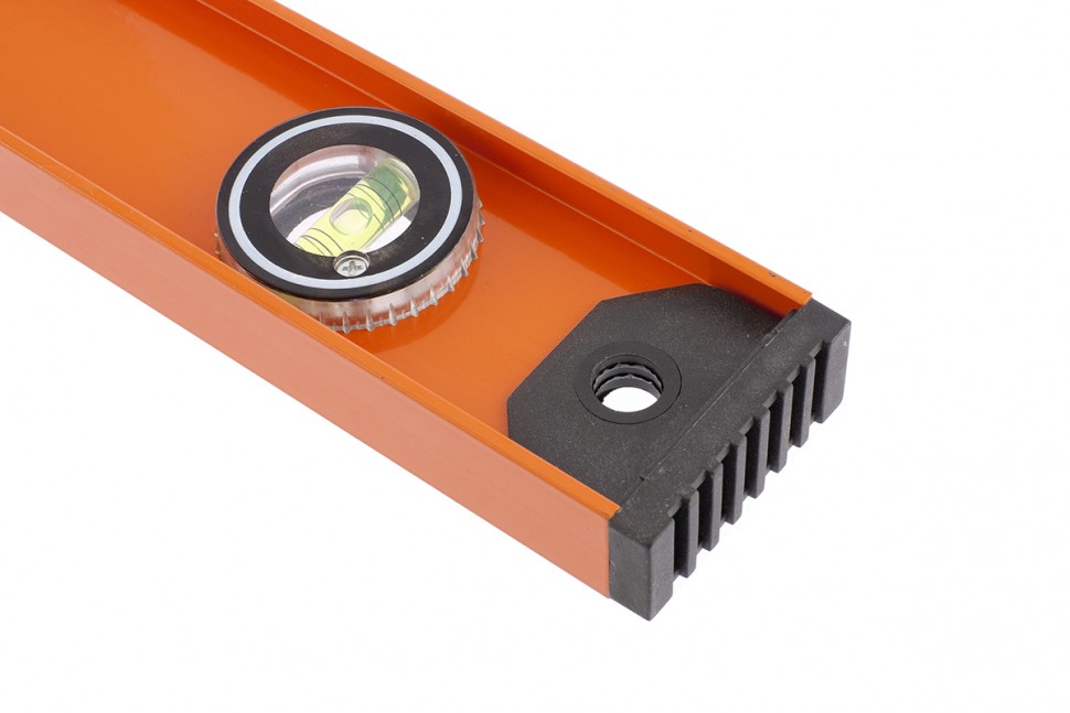 Уровень алюминиевый "Рельс", 600 мм, 3 глазка (1 поворотный) Sparta