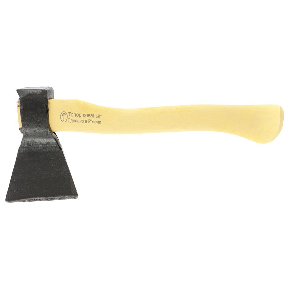 Топор кованный, в сборе, 600/850 г, деревянное топорище, 350 мм, Б1