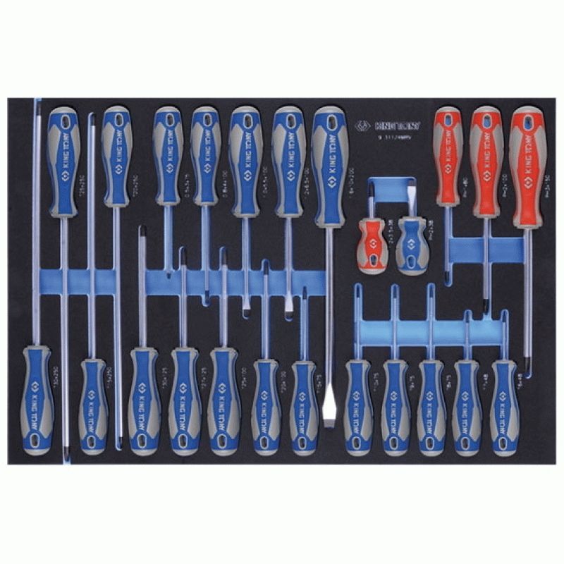 Набор инструментов в синей тележке, 235 предметов KING TONY 934-235MMB