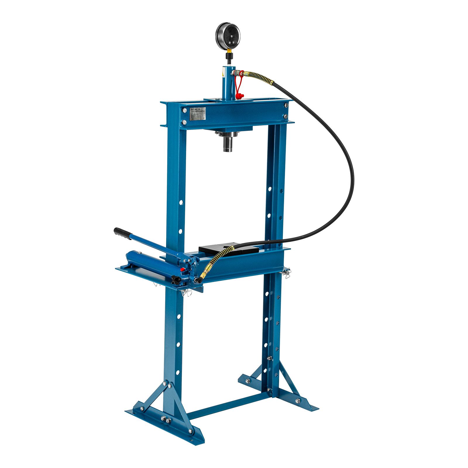 Пресс гидравлический с манометром, 12 т (комплект из 2 частей) Stels