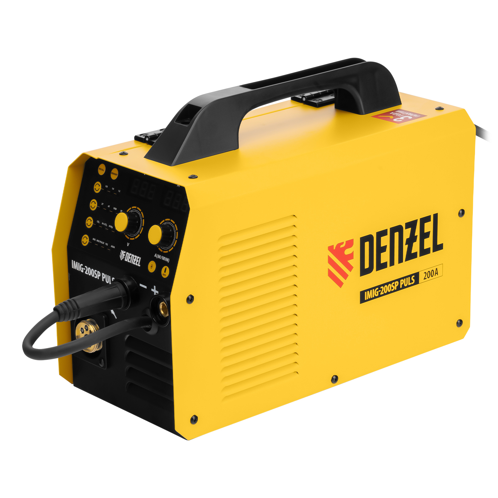 Аппарат инвертор. полуавтомат. cварки IMIG-200SP Pulse, 200 А, ПВ 60%, катушка 5 кг// Denzel