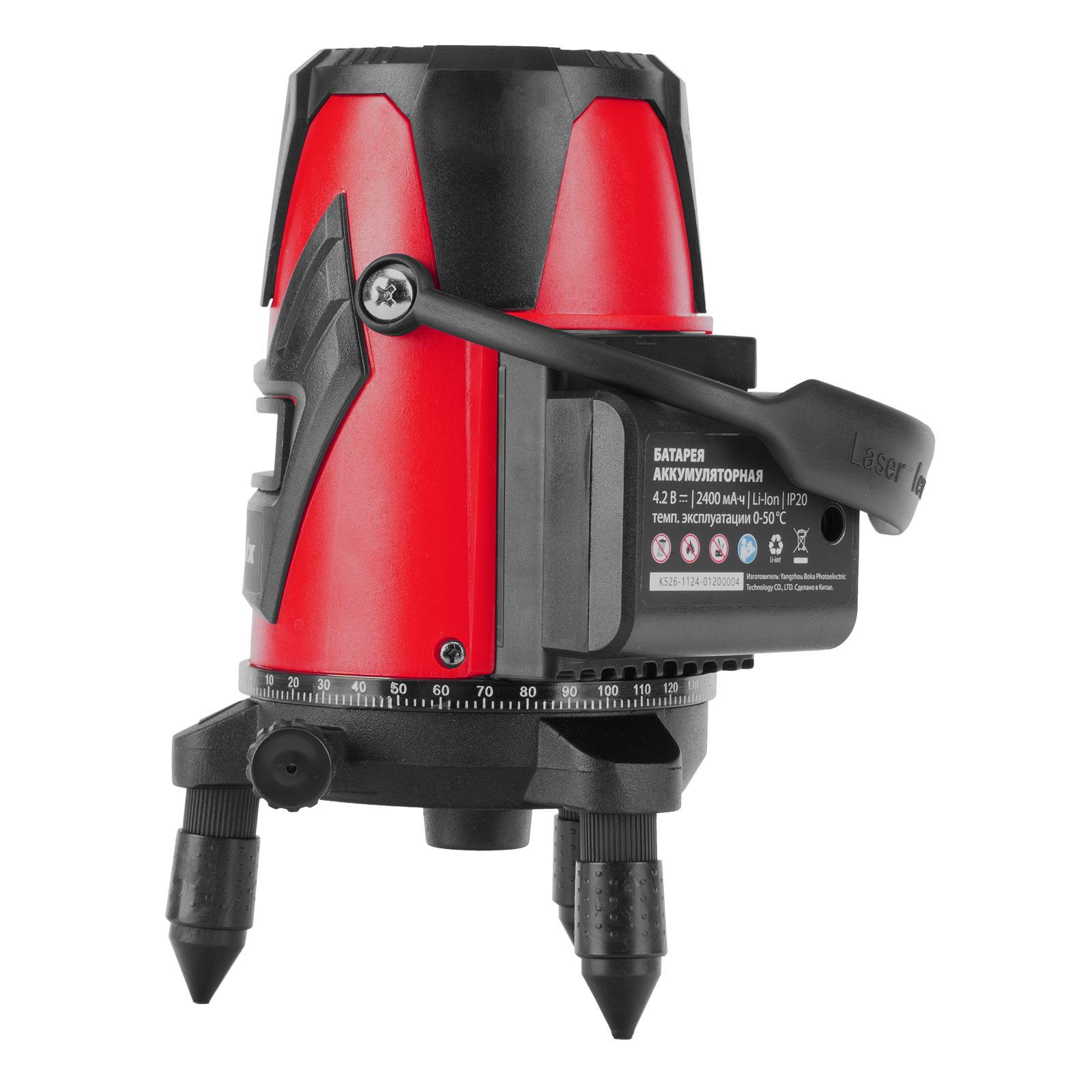 Лазерный уровень MXL RED, 30 м, красный луч, акк. Li 2400 mAh, сумка, резьба 5/8" MTX