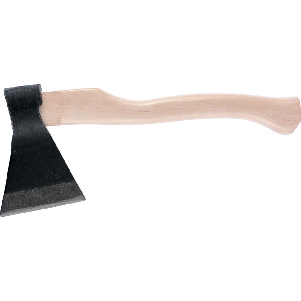 Топор кованый, в сборе, 840/1070 г, деревянное топорище, 400 мм, Б,