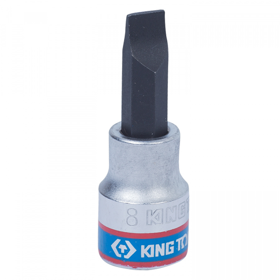 Насадка (бита) торцевая 3/8", Slotted, 8х1,2 мм, L = 50 мм KING TONY 302208